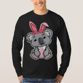 Easter Egg Hunt Bunny Ear Koala Easter Day 2023 Tシャツ (正面)