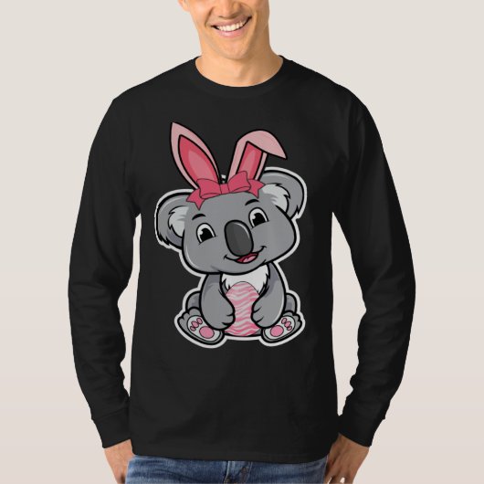Easter Egg Hunt Bunny Ear Koala Easter Day 2023 Tシャツ (正面)