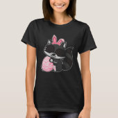 Easter Egg Hunt Bunny Ear Raccoon Easter Day 2023 Tシャツ (正面)