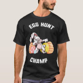 Easter Egg Hunt Champ Dabbing Bunny Candy kids  Sp Tシャツ (正面)