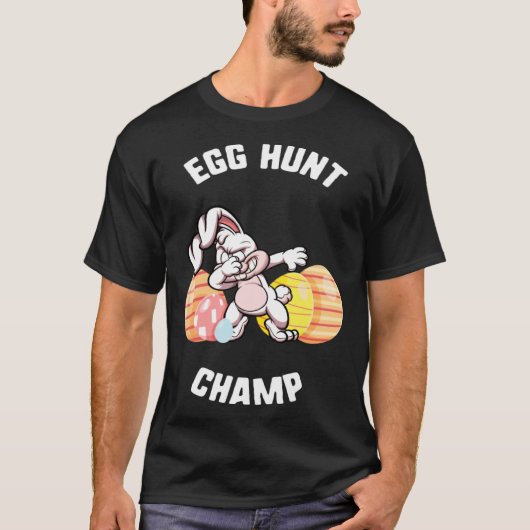 Easter Egg Hunt Champ Dabbing Bunny Candy kids  Sp Tシャツ (正面)
