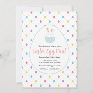 Easter Egg Hunt Customizable Invitation 招待状