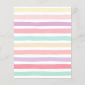 Easter Egg hunt flyers for charity event チラシ (裏面)