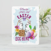 Easter Egg hunt  invitation シーズンカード (スタンド正面)
