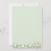 Easter Egg Hunt Michael's 1st Birthday Invitation 招待状 (裏面)