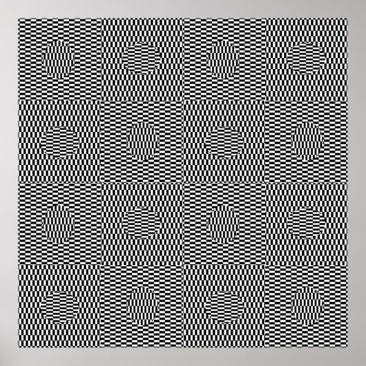 Easter Egg Hunt OpArt ポスター (正面)