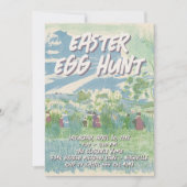 Easter Egg Hunt Party Invitations 招待状 (正面)