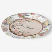 Easter Egg Hunt Party with Family Name ペーパープレート (アングル)