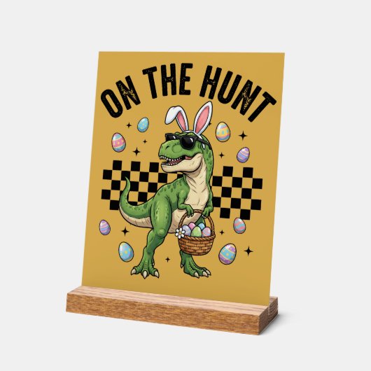Easter Egg Hunt Sign アクリルサイン (傾斜)