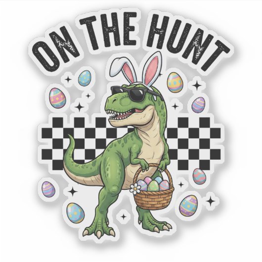 Easter Egg Hunt Sticker シール (正面)
