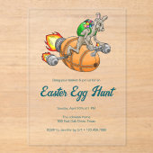 Easter Egg Hunt with Rocket Bunny アクリル招待状 (正面)