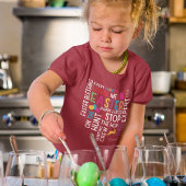 Easter Egg Hunt Word Cloud with Kid Name Red Tシャツ