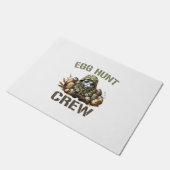 Easter Egg Hunter Crew Camo Hunting Easter Day T-S ドアマット (アングル)
