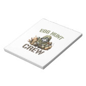 Easter Egg Hunter Crew Camo Hunting Easter Day T-S ノートパッド (回転)