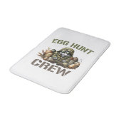 Easter Egg Hunter Crew Camo Hunting Easter Day T-S バスマット (アングル)
