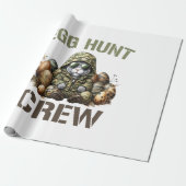 Easter Egg Hunter Crew Camo Hunting Easter Day T-S ラッピングペーパー (アンロールド)