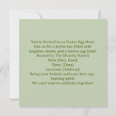 Easter egg hunting 招待状 (裏面)