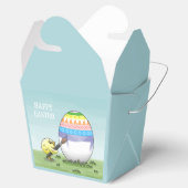 Easter egg is painted by the Yellow chick フェイバーボックス (オープン)