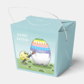 Easter egg is painted by the Yellow chick フェイバーボックス (裏面サイド)