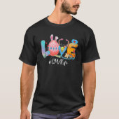Easter Egg LOVE Medical Assistant Bunny Easter Chr Tシャツ (正面)