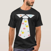 Easter Egg Neck Tie Cool Easter Celebration Costum Tシャツ (正面)