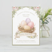 Easter Egg Nest | Easter Egg Hunt 招待状 (スタンド正面)