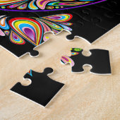 Easter Egg Psychedelic Design ジグソーパズル (側面)