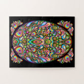 Easter Egg Psychedelic Design ジグソーパズル (横)