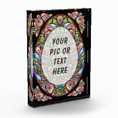 Easter Egg Psychedelic Design フォトブロック (左)