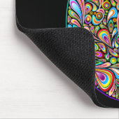 Easter Egg Psychedelic Design Kids Organic T-Shirt マウスパッド (コーナー)