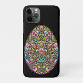 Easter Egg Psychedelic Design Kids Organic T-Shirt Case-Mate iPhoneケース (裏)