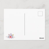 Easter egg silver with photo ポストカード (裏面)