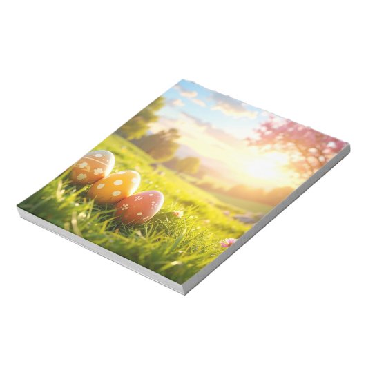 Easter eggs ノートパッド (回転)