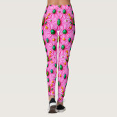 EASTER EGGS ~ Floral Pink 3D ~  Leggings レギンス (裏面)