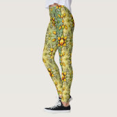 EASTER EGGS ~ Green Yellow 3D ~  Leggings レギンス (左)