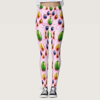 EASTER EGGS ~ Multicolored 3D ~  Leggings レギンス