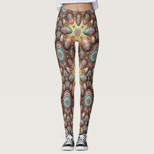 EASTER EGGS ~ Pastel 3D ~  Leggings レギンス (正面)