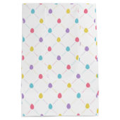 Easter Eggs Pattern Gift Bag ミディアムペーパーバッグ (裏面)