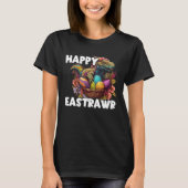 Easter Eggs Rex Dino Happy Easter Day Happy Easter Tシャツ (正面)