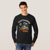 Easter Eggs Saurus Baby Dino Happy Easter Day East Tシャツ (正面フル)