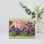 Easter Eggs & Violets シーズンポストカード (スタンド正面)