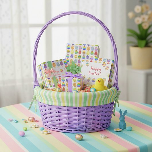 Easter eggs wrapping paper ラッピングペーパー