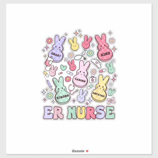 Easter ER Emergency Department Nurse Practitioner  シール (シート)