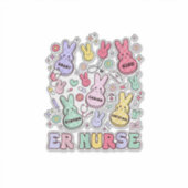 Easter ER Emergency Department Nurse Practitioner  シール (正面)