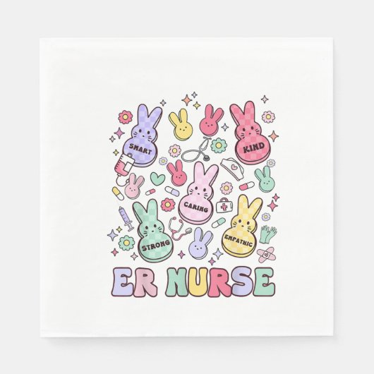 Easter ER Emergency Department Nurse Practitioner  スタンダードランチョンナプキン (正面)