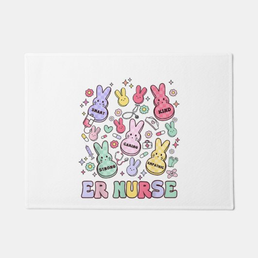 Easter ER Emergency Department Nurse Practitioner  ドアマット (正面)