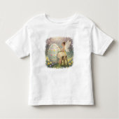 Easter Fairy Painting Egg Spring トドラーTシャツ (正面)