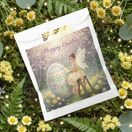 Easter Fairy Painting Egg Spring フェイバーバッグ