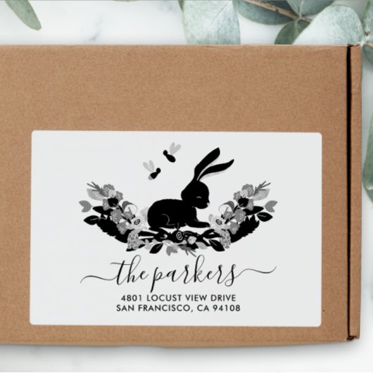 Easter | Family Name Signature Return Address ラバースタンプ