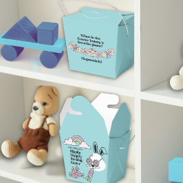 Easter Favor Box Retro Flower Power Bunny  フェイバーボックス